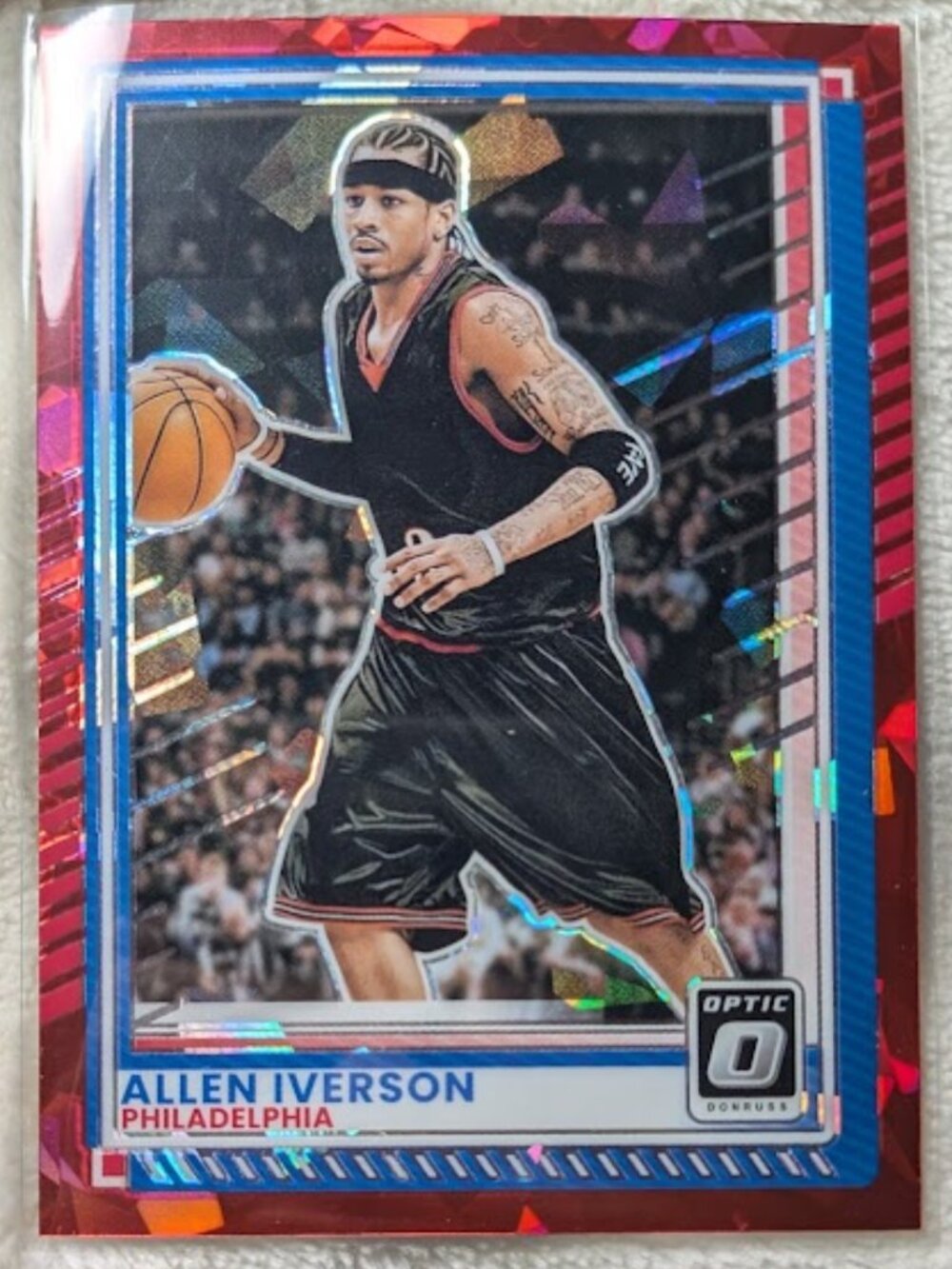2025 Panini Red Prizm ALLEN IVERSON #177